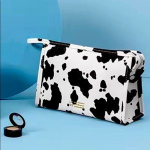 Cow Print Cosmetic Toiletry Bag
